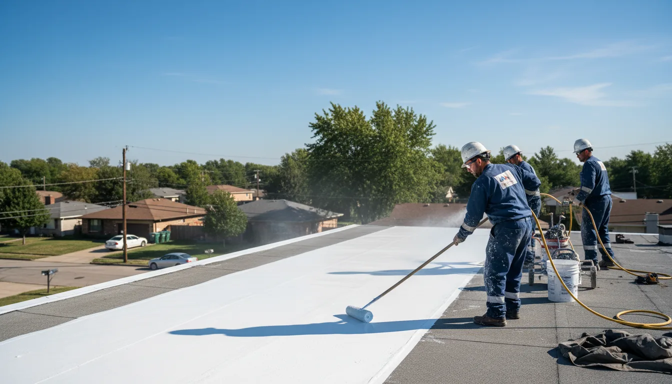 Commercial roof coating in Bohannon, VA near me